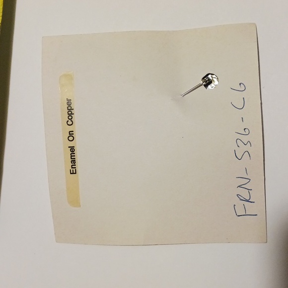 Brooch Vintage Hand Crafted Enamel on Copper Fish American Artist #eshopchicago - Picture 4 of 4